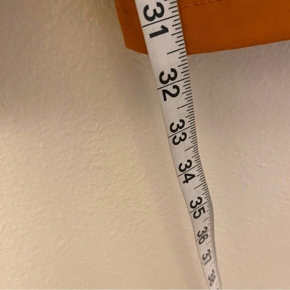 Eddie Bauer hiking nylon Cargo Pants burnt Orange gorpcore 12 long - Picture 10 of 13